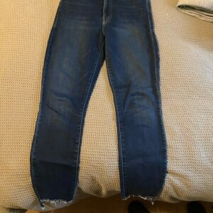 MOTHER Dark Blue Denim Jeans